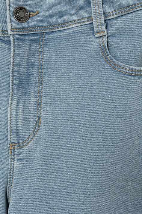 United Colors of Benetton джинси wide leg дитячі — SS26-SJG022, блакитний — фото 4