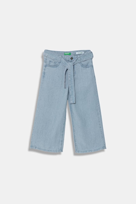 United Colors of Benetton Παντελόνι wide leg Παιδικό Μπλε ψηλή 4FFKGE02E