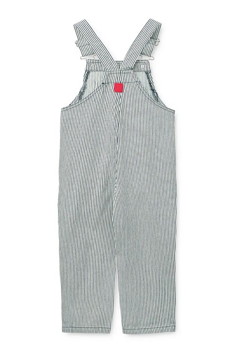 Дитячі джинси Liewood Delani Stripe Denim Dungarees — фото 3
