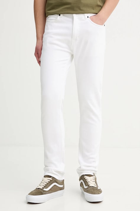 HUGO jeansy HUGO 708 męskie kolor biały 50556632