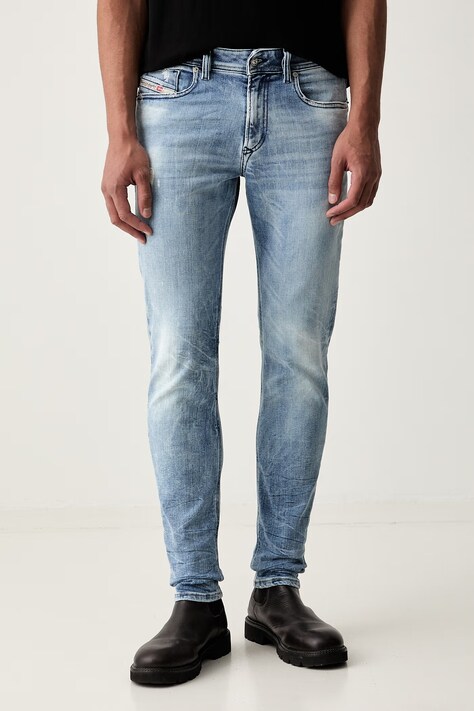 Diesel jeansy skinny męskie 1979 SLEENKER L.32 niebieskie A03594.09P02