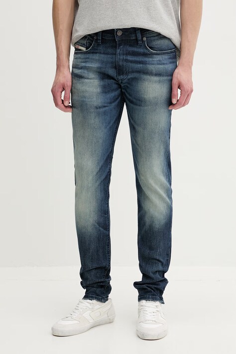 Diesel jeansy męskie 1979 SLEENKER L.32 niebieskie A03594.0ADBM