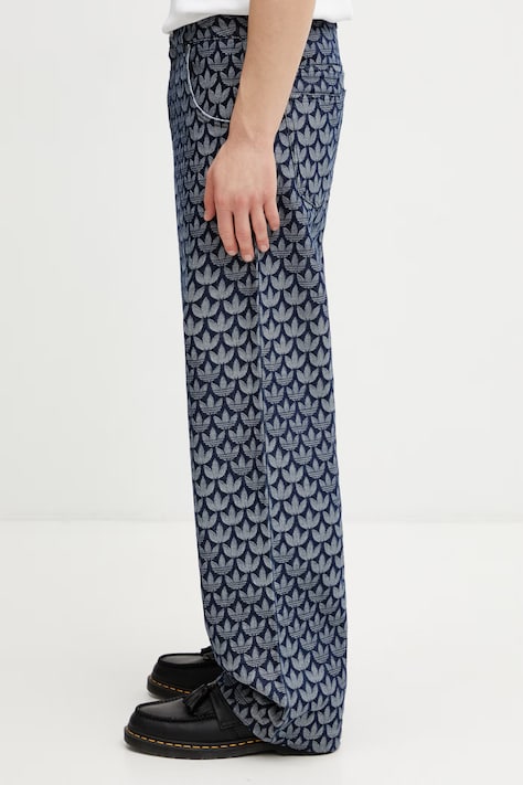 adidas Originals jeansy straight męskie niebieskie KD0399