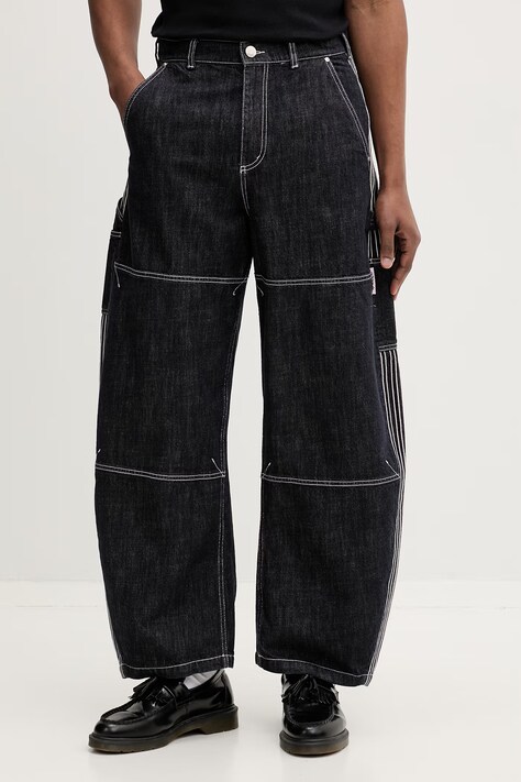 adidas Originals jeansy relaxed fit męskie granatowe KG6450