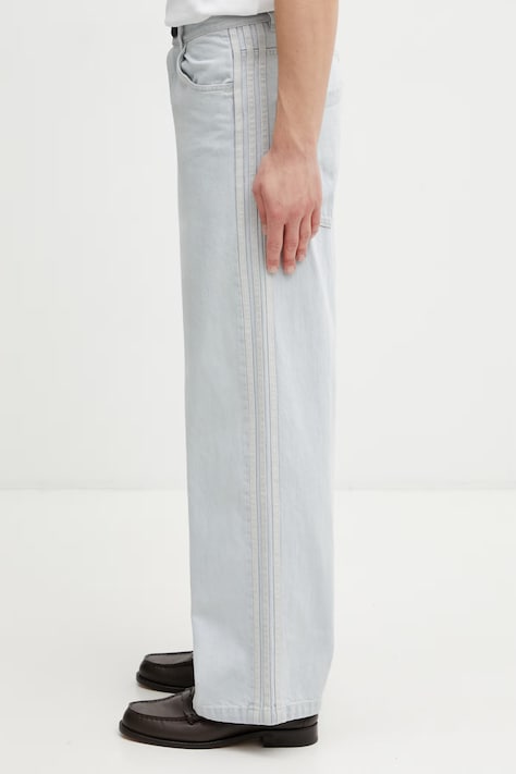 adidas Originals jeansy straight męskie niebieskie KS6845