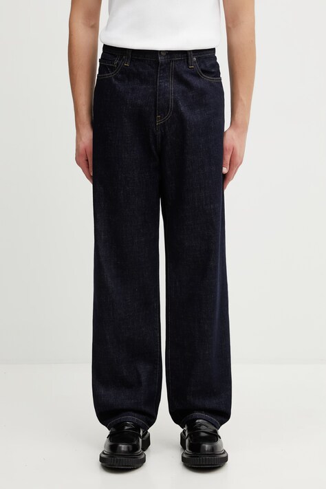 Carhartt WIP Aaron Pant jeansy regular męskie granatowe I036728.102