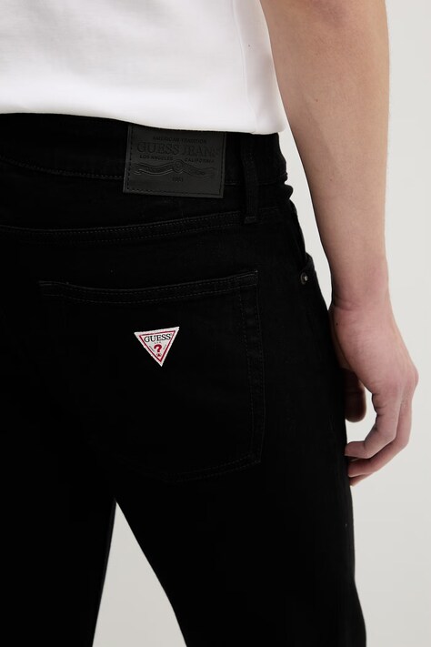Guess Jeans джинси скінні чоловічі — SS26-SJM05Y, чорний — фото 4