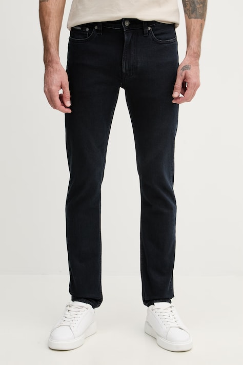 Calvin Klein jeansy slim fit męskie granatowe LV04RF930G