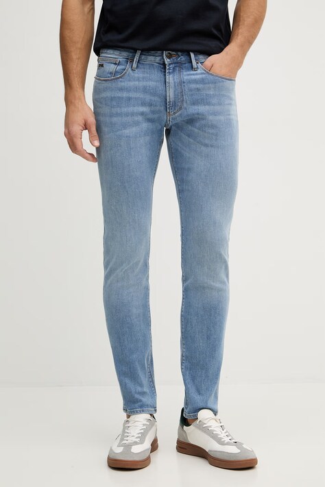 Emporio Armani jeansy męskie kolor niebieski EM000121 AF22800
