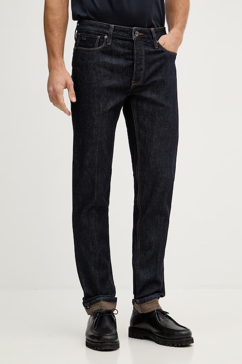 Emporio Armani jeansy męskie kolor granatowy EM000668 AF22250