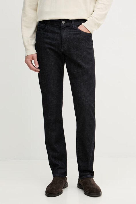 Trussardi jeansy regularne męskie granatowe P400H704831N