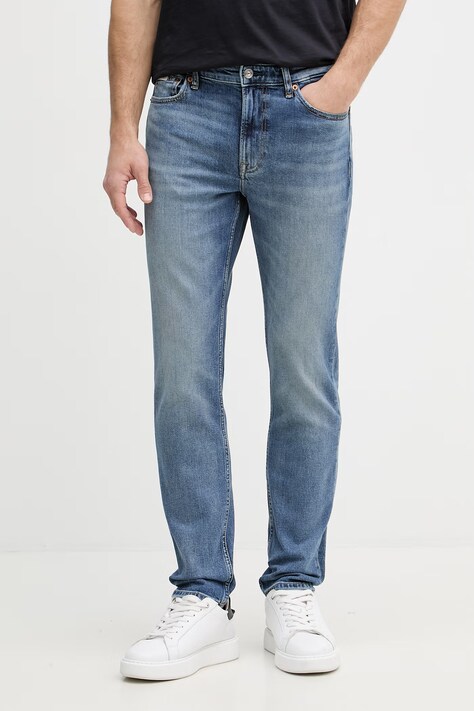 Calvin Klein Jeans rifle slim fit pánske modré LV04RF742G
