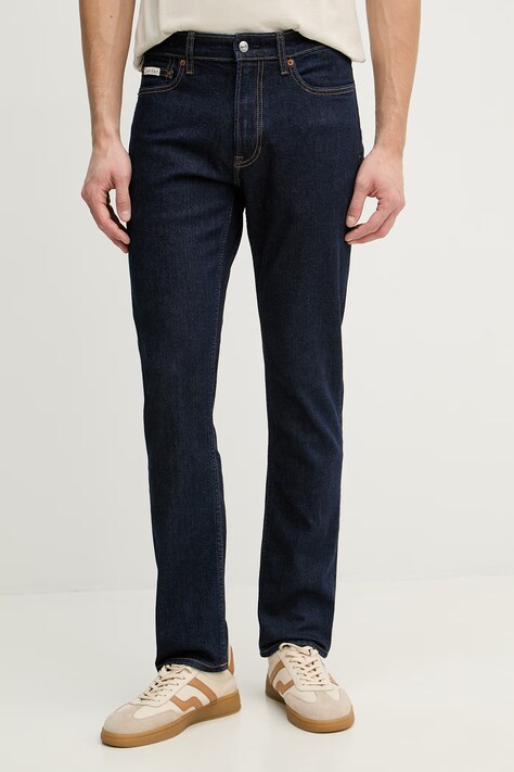Calvin Klein Jeans jeansy slim fit męskie granatowe LV04RF757G