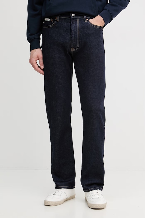 Calvin Klein Jeans rifle rovné pánske tmavomodré LV04RF946G