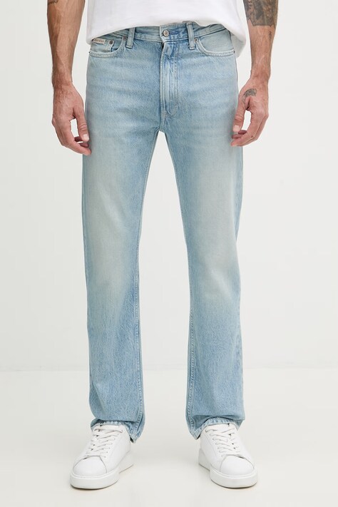 Calvin Klein Jeans ίσια ανδρικά μπλε LV04RF782G