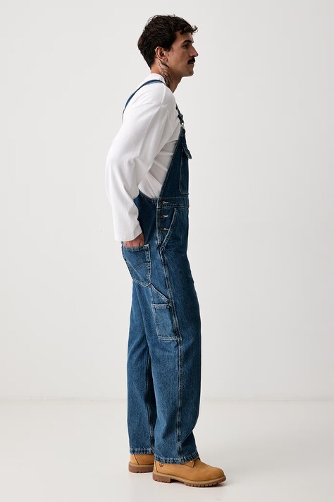 Levi's Ogrodniczki męskie LOOSE OVERALLS x WORKWEAR niebieskie 0057W