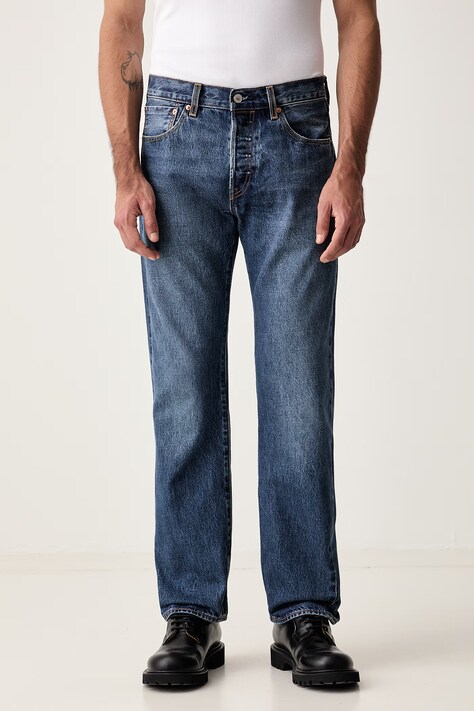 Levi's jeansy relaxed fit męskie 501® RELAXED niebieskie 0057V