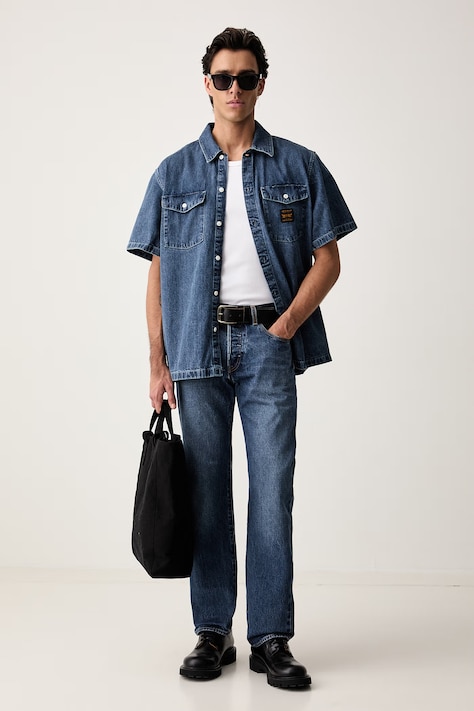 Levi's relaxed fit Ανδρικά 501® RELAXED μπλε 0057V