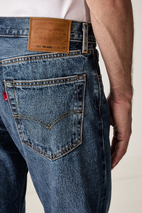 Levi's jeansy relaxed fit męskie 501® RELAXED niebieskie 0057V