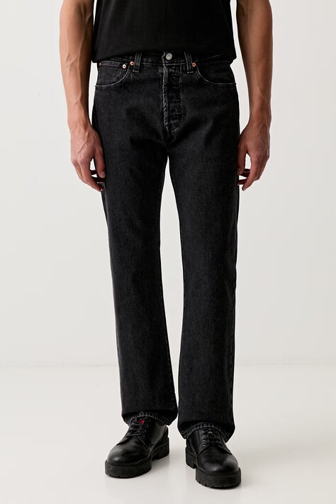 Levi's дънки relaxed fit мъжки 501® RELAXED черни 0057V