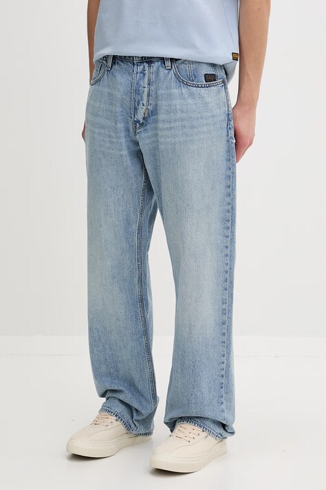 G-Star jeansy relaxed fit męskie Deeggie Relaxed Straight niebieskie D27736-D536