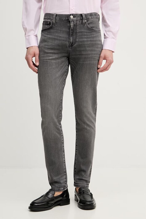 Tommy Hilfiger rifle slim fit pánske sivé MW0MW42315