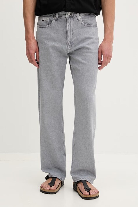 Tommy Jeans jeansy straight męskie szare DM0DM22868