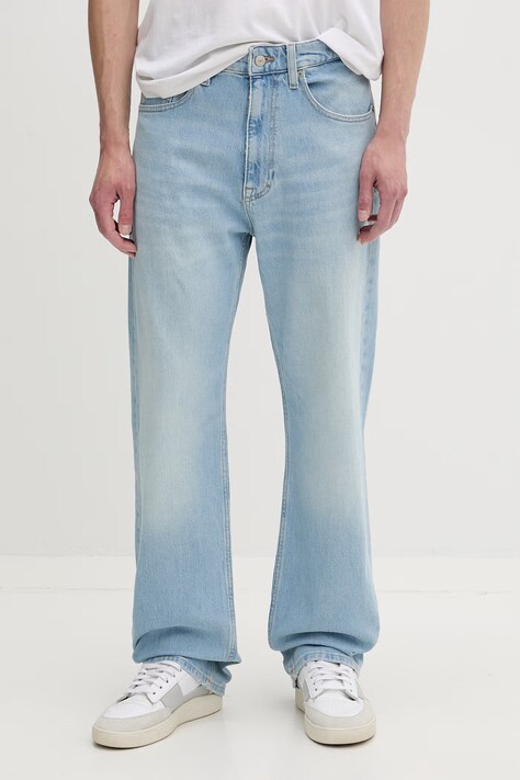 Tommy Jeans jeansy regularne męskie niebieskie DM0DM23283