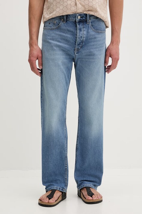 Tommy Jeans jeansy regularne męskie niebieskie DM0DM23305