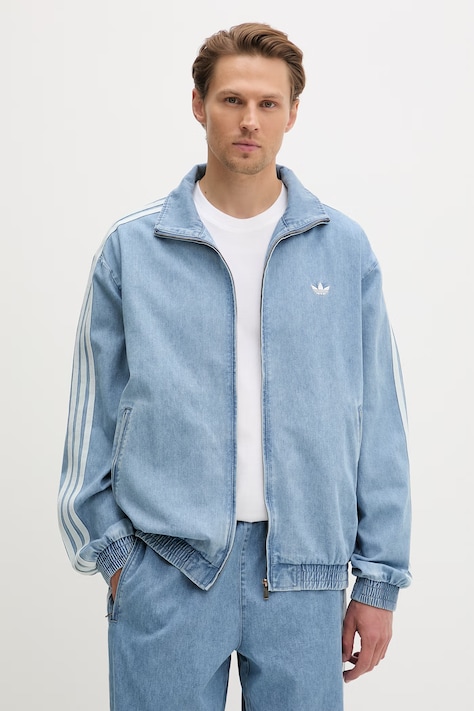 adidas Originals kurtka jeansowa męska niebieska KX1196