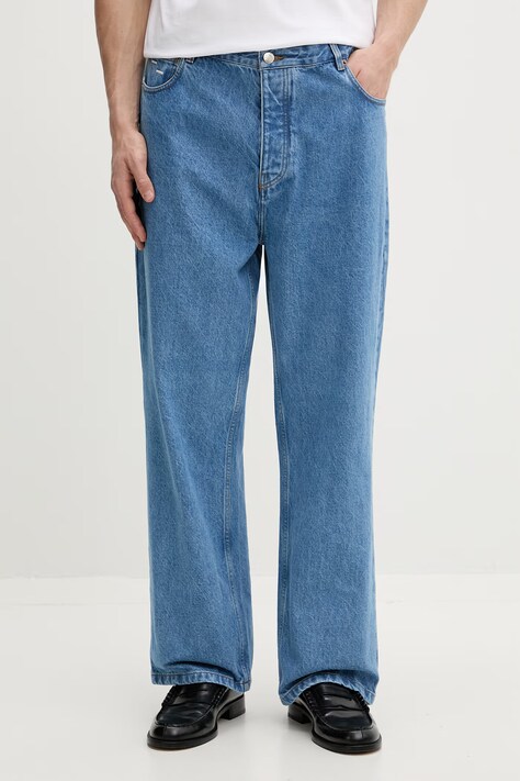 Filling Pieces jeansy relaxed fit męskie Washed niebieskie 422550500260.154