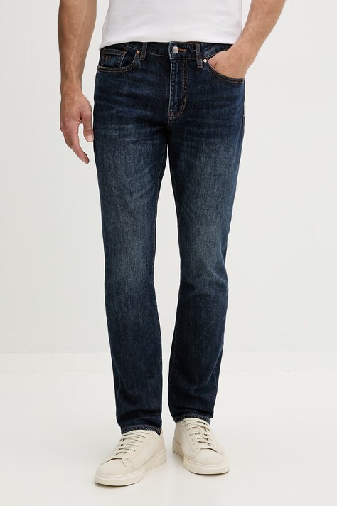 Armani Exchange джинсы slim fit для мужчин тёмно-синие XM000070 AF22553