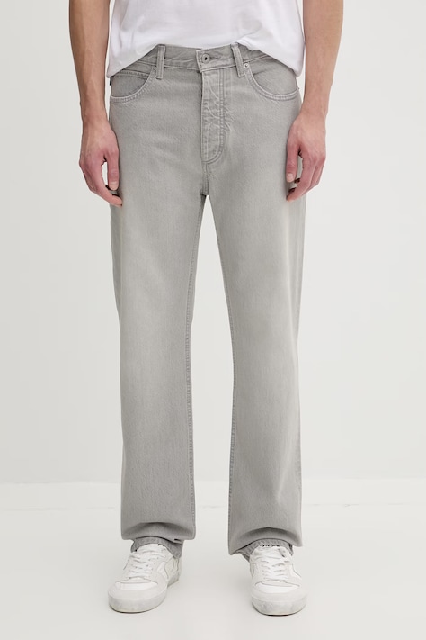 HUGO modré rifle straight pánske Jonah sivé 50556064