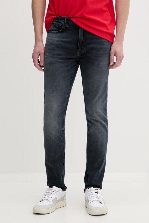 HUGO rifle slim fit pánske 734 tmavomodré 50556055