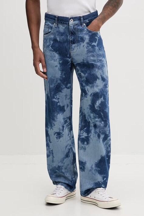 Karl Lagerfeld Jeans relaxed fit traperice za muškarce plave B2M10114