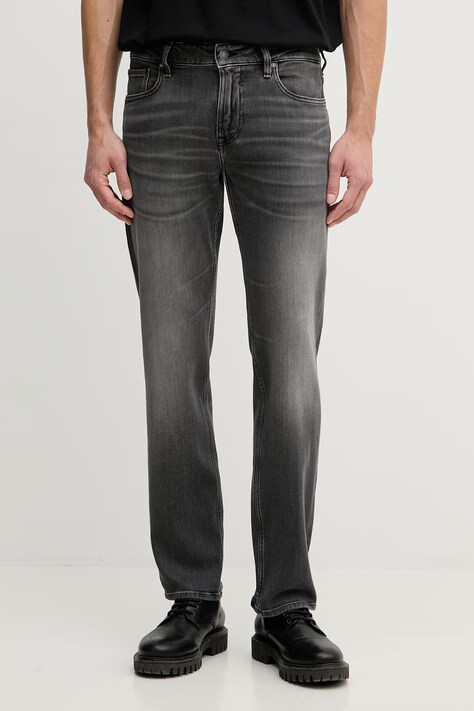 Guess slim fit džíny mužské ANGELS šedé M2YAN2 D4Q52