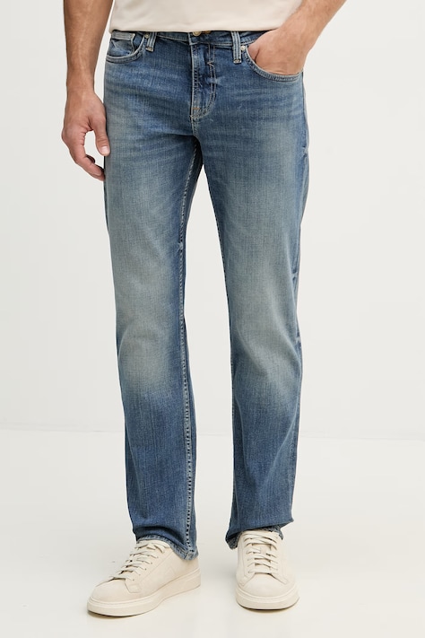 Guess blugi slim fit pentru bărbați ANGELS albaștri M6GAN2 D0775