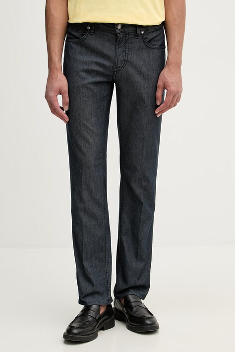 Guess nohavice slim fit pánske s bavlnou ANGELS tmavomodré low waist M6GAN2 W1698