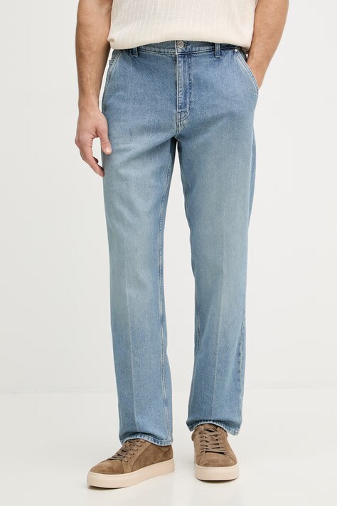 Michael Kors jeansy straight męskie niebieskie CF5900UHP3