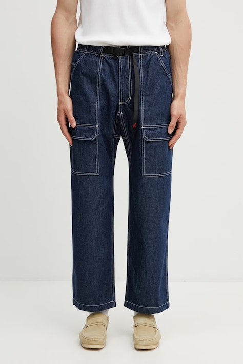 Gramicci DENIM EQT PANT jeansy luźne męskie granatowe G6SM.P088