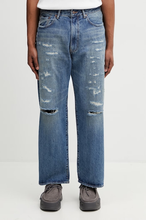 BEAMS джинси relaxed fit чоловічі блакитні 1121.1640.791