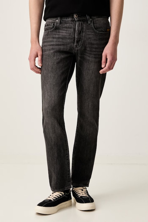 G-Star jeansy straight męskie 3301 Straight szare 51002-E302