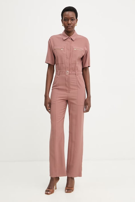 Patrizia Pepe комбінезон жіночий з віскозою рожевий 2T0099 A573