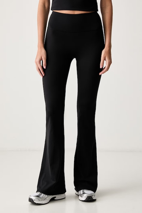 Le Privé legginsy damskie COMFORT FLARE czarne regular waist LP00721