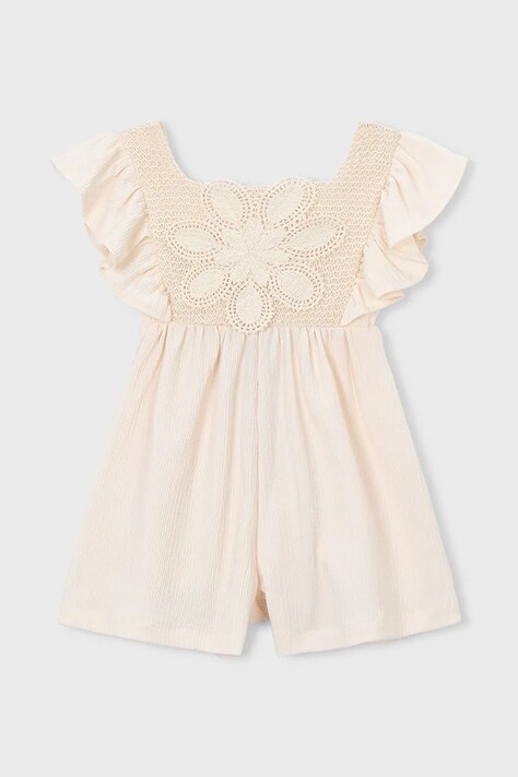 Παιδική ολόσωμη φόρμα Mayoral χρώμα: μπεζ, 3888