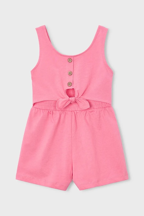 Mayoral kombinezon bawełniany dziecięcy kolor różowy bawełniany 3889