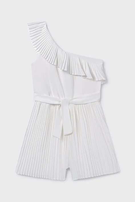 Mayoral kombinezon dziecięcy kolor biały 6870