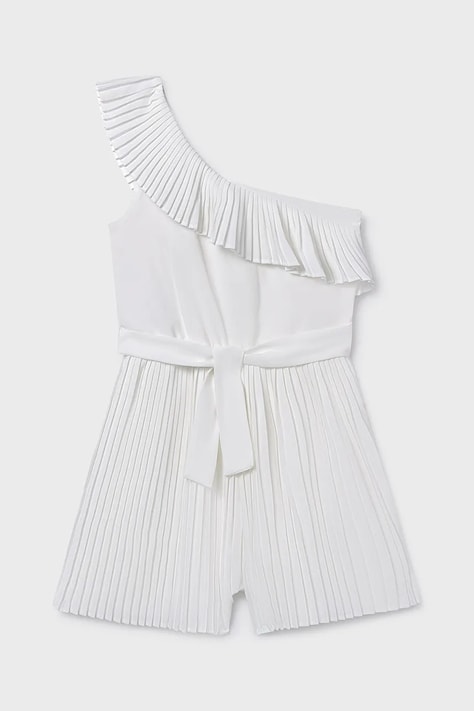 Παιδική ολόσωμη φόρμα Mayoral χρώμα: άσπρο, 6870