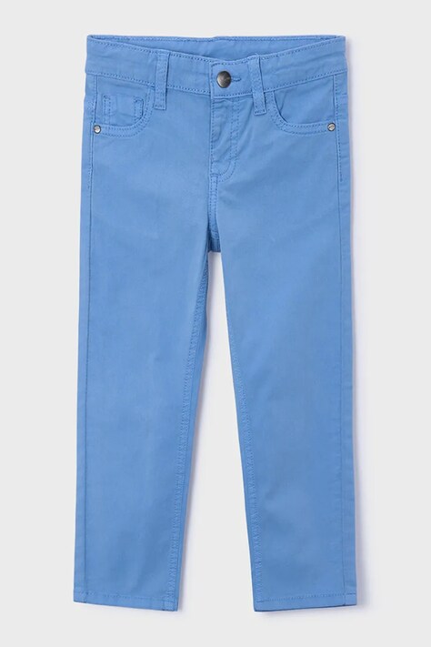 Mayoral spodnie dziecięce kolor niebieski gładkie 505
