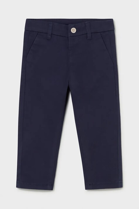 Mayoral spodnie dziecięce kolor granatowy gładkie 522